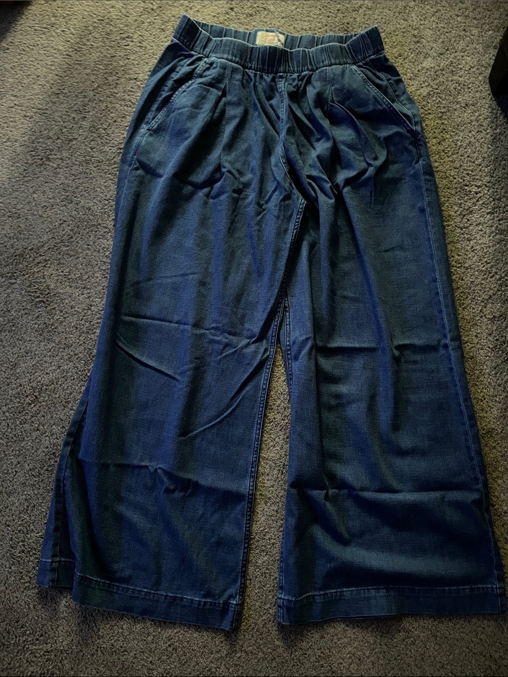 Marine Layer Indigo WideLeg Denim Pants